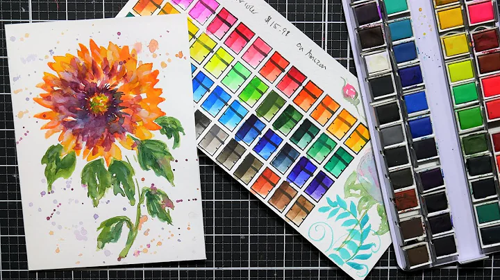 Let's Paint Fall Mums in Watercolor! Easy & Fun Tu...