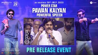 Power Star Pawan Kalyan Powerful Speech | Bro Pre Release Event | Sai Dharam Tej | Samuthirakani image