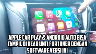 HOW TO DISPLAY APPLE CAR PLAY & ANDROID AUTO FEATURES ON THE FORTUNER HEAD UNIT screenshot 1