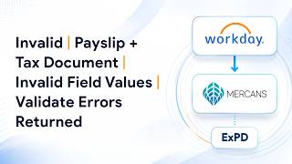 Invalid | Payslip + Tax Document | Invalid Field Values | Validate Errors Returned | Mercans