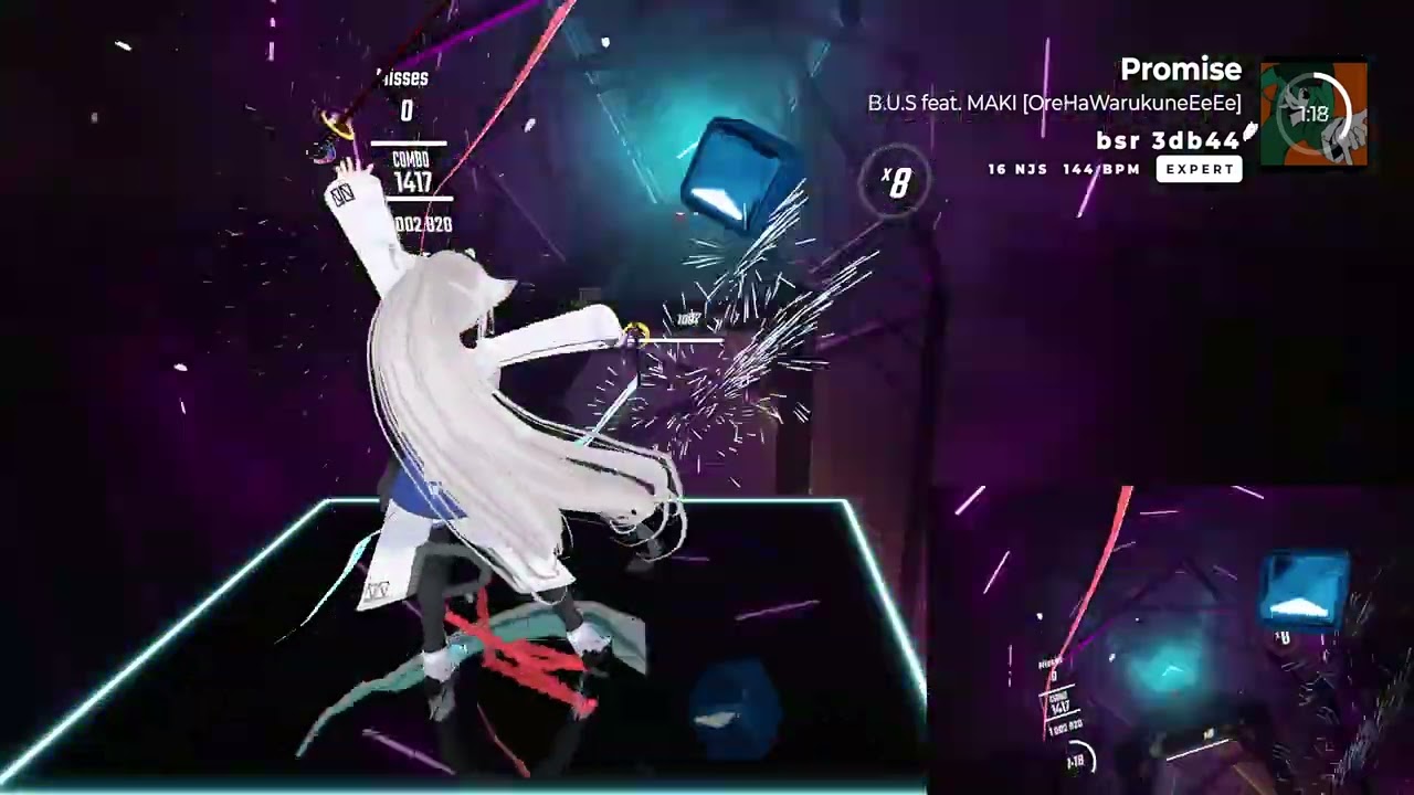 ☆ゲッダン☆[BEAT SABER] 広瀬香美 / promise / B.U.S feat. MAKI - Expert