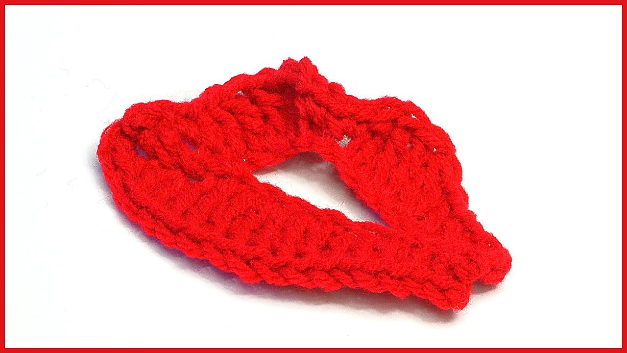 Crochet Lips Pattern Free