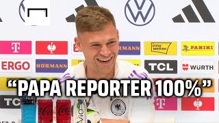 Fiese Kinderfrage sorgt für Lacher bei Kimmich und Raum: "Sind meist die Gefährlichsten" | DFB