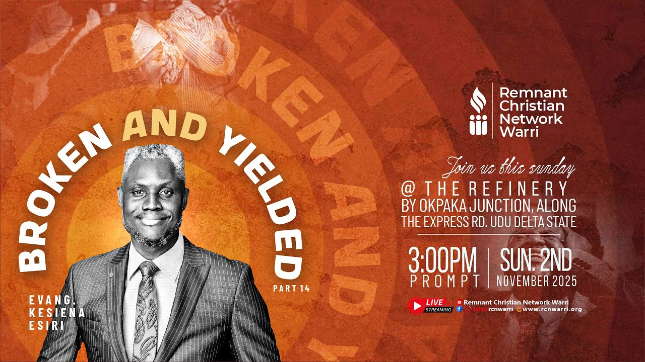 COMMUNITY BIBLE STUDY || BROKEN AND YIELDED PT14 || EVANG. KESIENA ESIRI