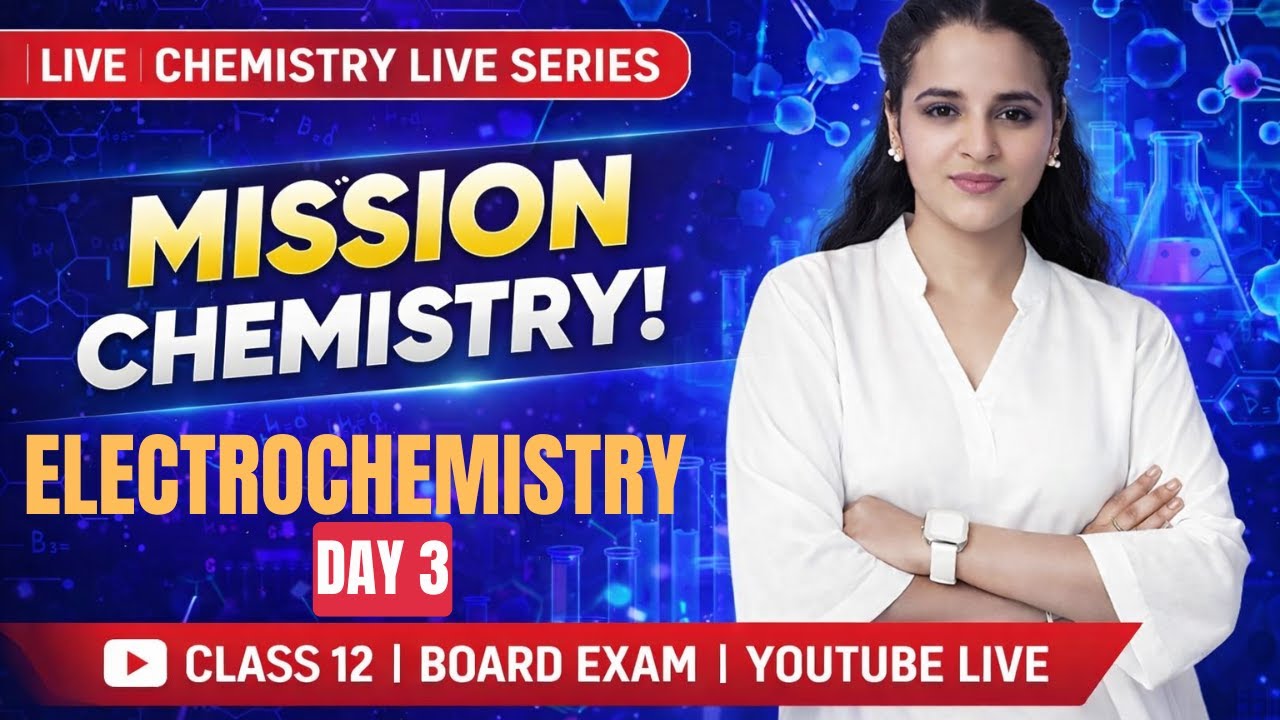 Electrochemistry | Mission Chemistry | DAY - 02 | ISC Class 12 2026 Marathon | YT LIVE🔥