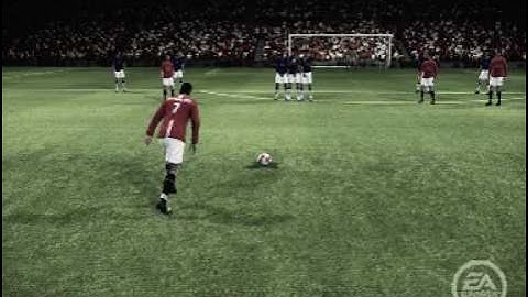 Ronaldo free kick fifa 09