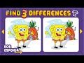 BOB ESPONJA | Encuentra las 3 diferencias |🧠👀⏰ Mente Ágil Trivia | Nº 13