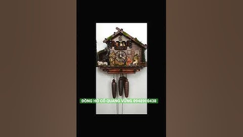 TÁC PHẨM ĐỒNG HỒ CUCKOO GIA ĐÌNH THÁNH NHẬP ĐỨC MỚI NGUYÊN HỘP