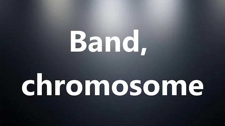 Band, chromosome - Medical Meaning and Pronunciation