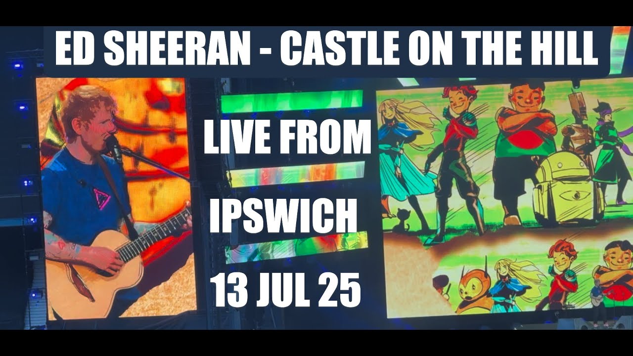 希少 Ed Sheeran Castle on the Hill パーカー M Ed Sheeran - Castle on the Hill - Live at Portman Road 13/7/2025