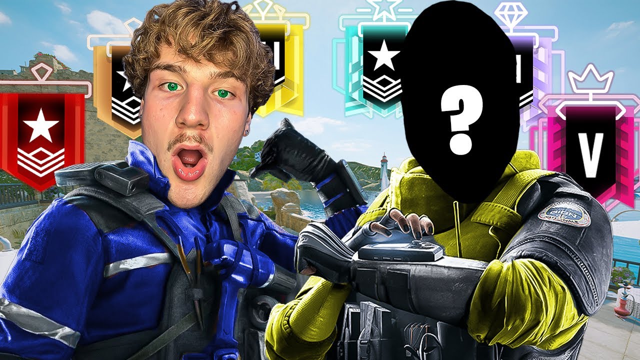 2v2 vs EVERY Rank... (Rainbow Six Siege)