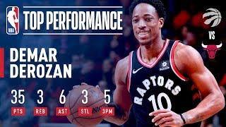 DeMar DeRozan Erupts For 35 Pts in Win vs. Bulls | January 3, 2018