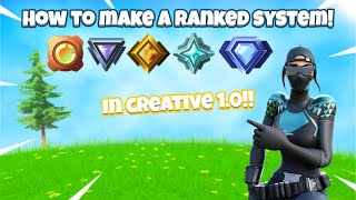 How to make a (Rank system) in creative 1.0!