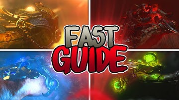 Ancient Evil - ALL 4 FALLEN & REDEEMED GOD HANDS FAST GUIDE (Gaia, Hemera, Charon & Ouranos)