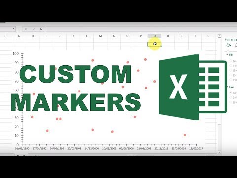 How to customize markers in excel