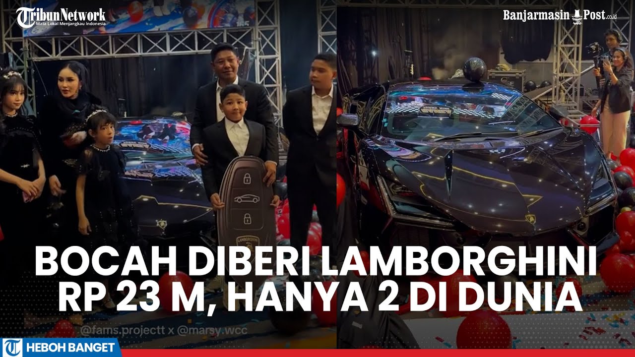Sosok Anak Pengusaha Sulsel Diberi Lamborghini Rp 23 M, Hanya Ada 2 di Dunia, Satunya Milik CR7
