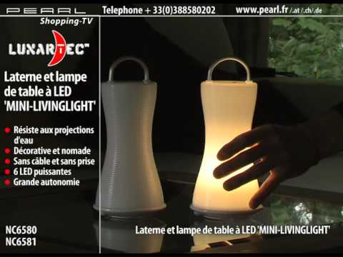 LANTERNE ET LAMPE DE TABLE À LED ''MINI-LIVINGLIGHT''