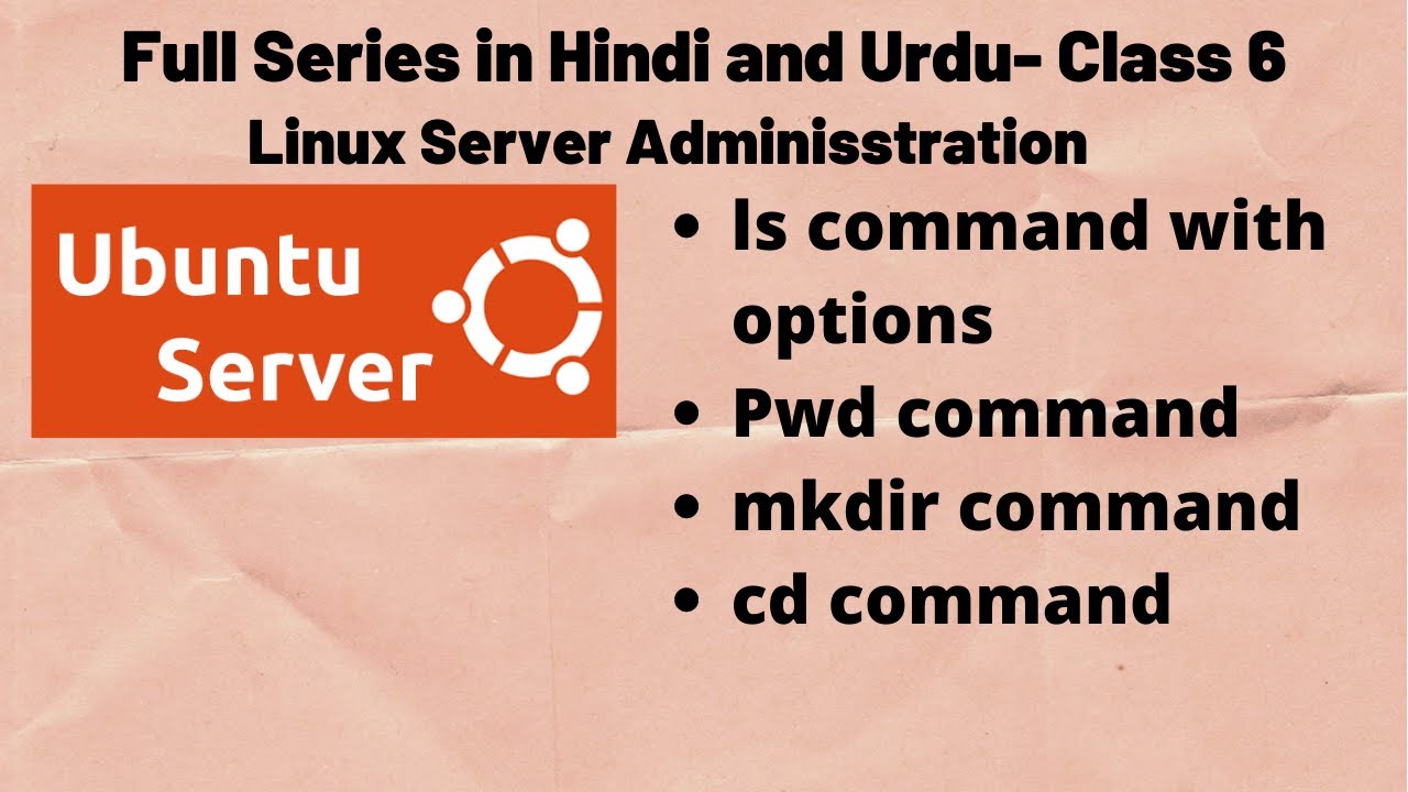 Linux tutorial | Linux command line for beginners in 2022 Hindi | Urdu ...