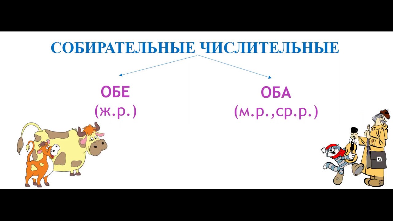 Числительные 6 класс видео