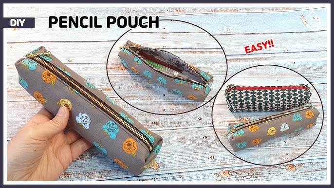 Rust Taro Patchwork Pencil Cases