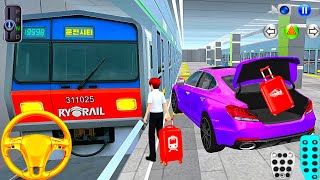 Car To Subway Metro Train Travelling Experience🚗🚇 3D Driving Class 2026 - Best Android iOS Gameplay🎮 screenshot 2