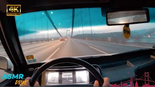 TERAPİ GİBİ// SUNSET DRIVE TOFAŞ ŞAHİN OVER THE BOSPHORUS ISTANBUL /POV TURKISH TOLL HIGHWAY- ASMR