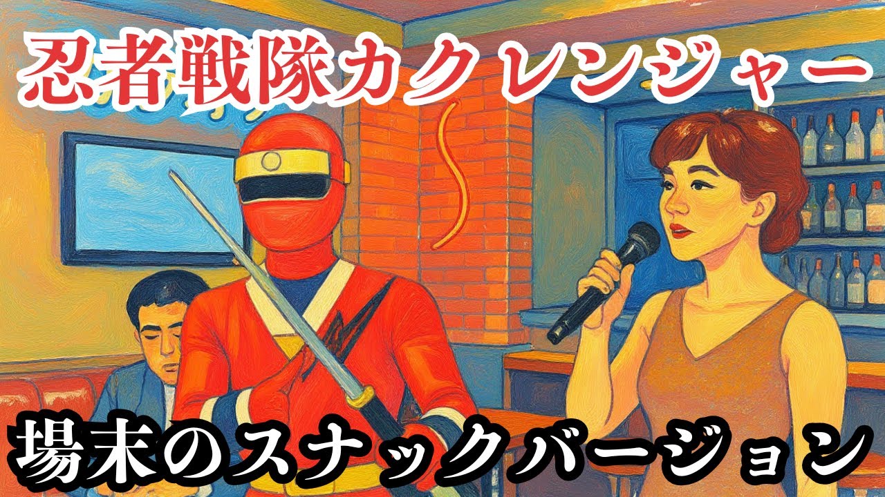 忍者戦隊カクレンジャー/シークレット・カクレンジャー場末のスナック版｜Ninja Sentai Kakuranger Opening theme