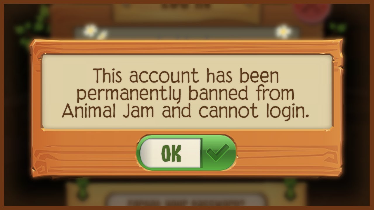 I Got Permanently Banned on Animal Jam