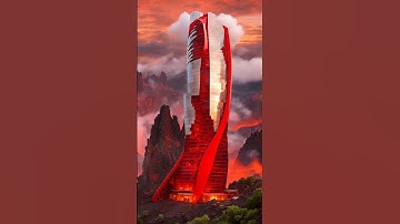 Lava Tower - Archicad AI Visualizer  #architecture #archicad