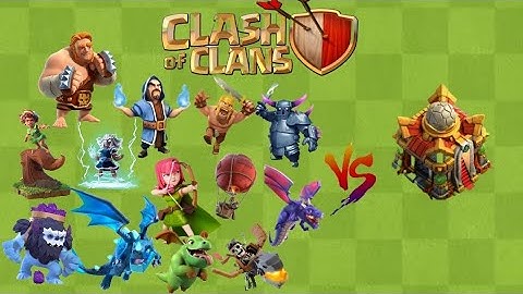 Town Hall 16 vs All Max Elixir Troops!🔥|| Clash of Clans