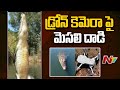 Crocodile attack on drone camera while shooting in Crocodiles park, video goes viral