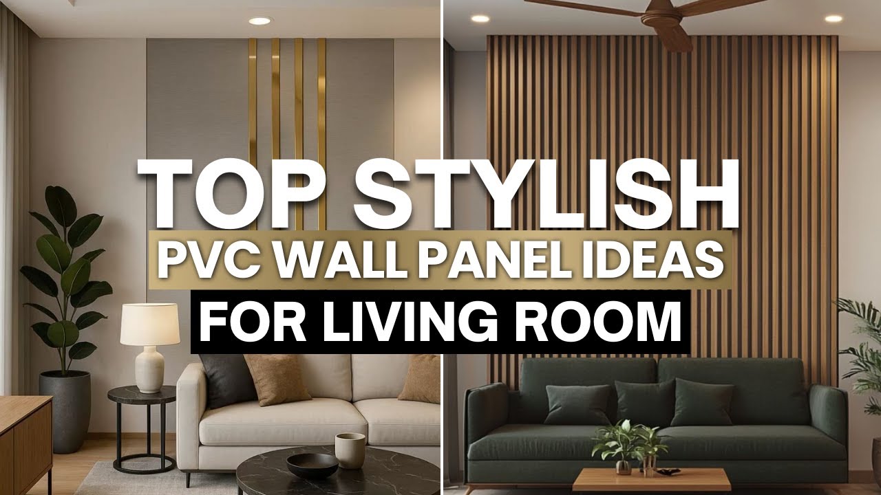 Stylish PVC Wall Panel Ideas to Elevate Your Living Room