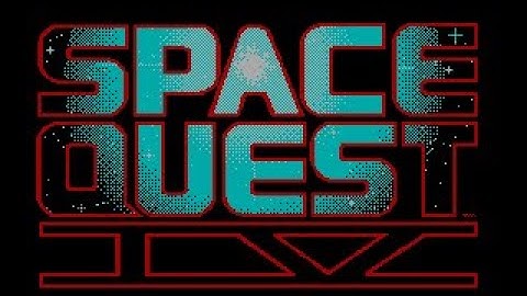 Space Quest IV intro with custom CGA driver
