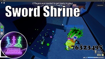 HOW TO UNLOCK THE SWORD SHRINE IN RB BATTLES | DOOR CODE | SHRINE SAVES | ELEVATOR