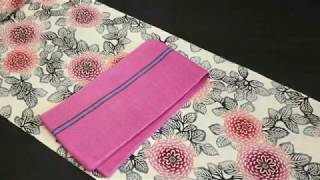 浴衣コーディネート 三勝浴衣とゆかた帯｜徳島市の呉服店・きもの婦久や｜セレクトショップ 取扱い注染ゆかた レディース｜徳島近郊・阿南市・小松島市のお客様にも