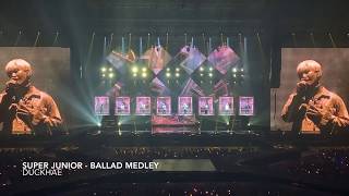 191012 SUPER JUNIOR - Ballad Medley (Super Show 8 Seoul Day 1)