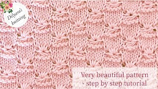 :  You will be amazed how this pattern turns out! Very Easy to knit eye-catching design  #knitting