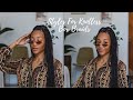 Styles for Knotless Box Braids