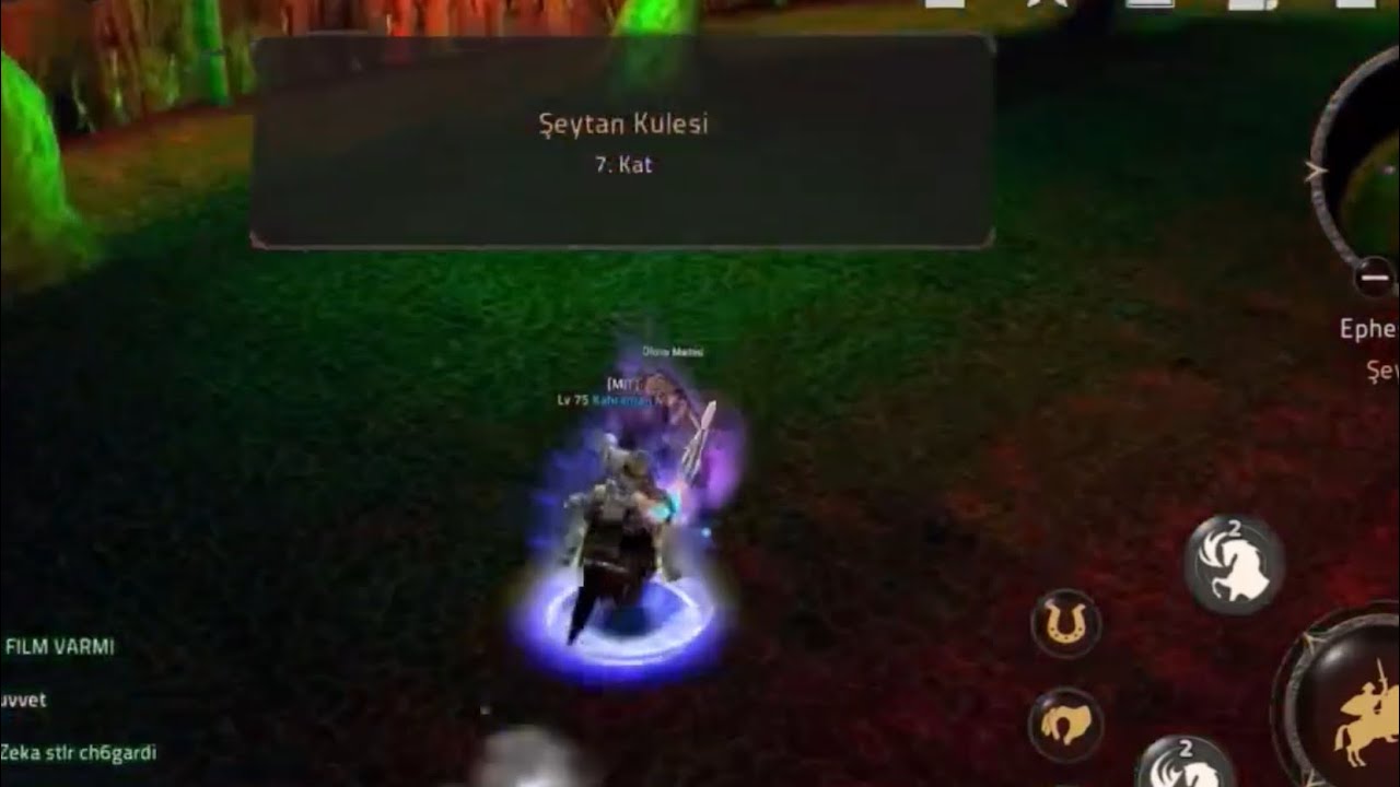 Royale2 Mobil Metin2 Şeytan Kulesi Ölüm Metni ve Katil Metin katı + Basma