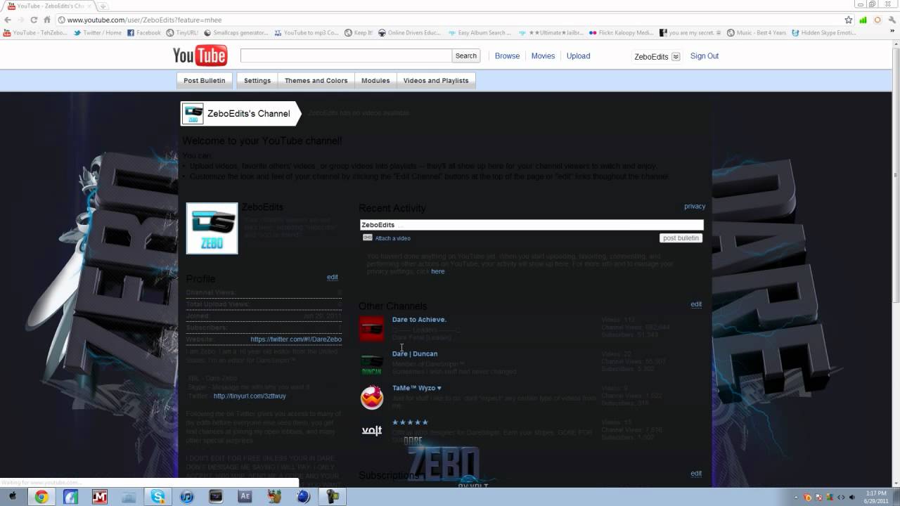 ZeboEdits New Channel