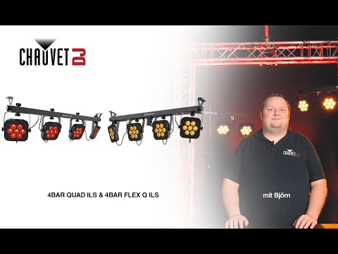 Набір заливального світла Chauvet 4BAR QUAD ILS, видео 1