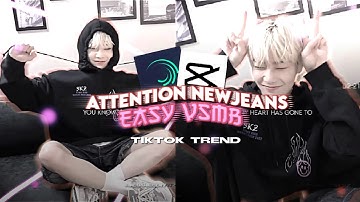 ATTENTION - NEW JEANS VSMB TIKTOK EDIT | CAPCUT MOTION BLUR AND ALIGHT MOTION
