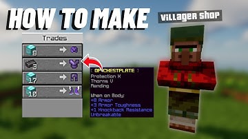 MAKING VILLAGER SHOP IN MINECRAFT SERVER | VILLAGER SHOP PLUGIN | SHOPKEEPER PLUGIN | ATERNOS