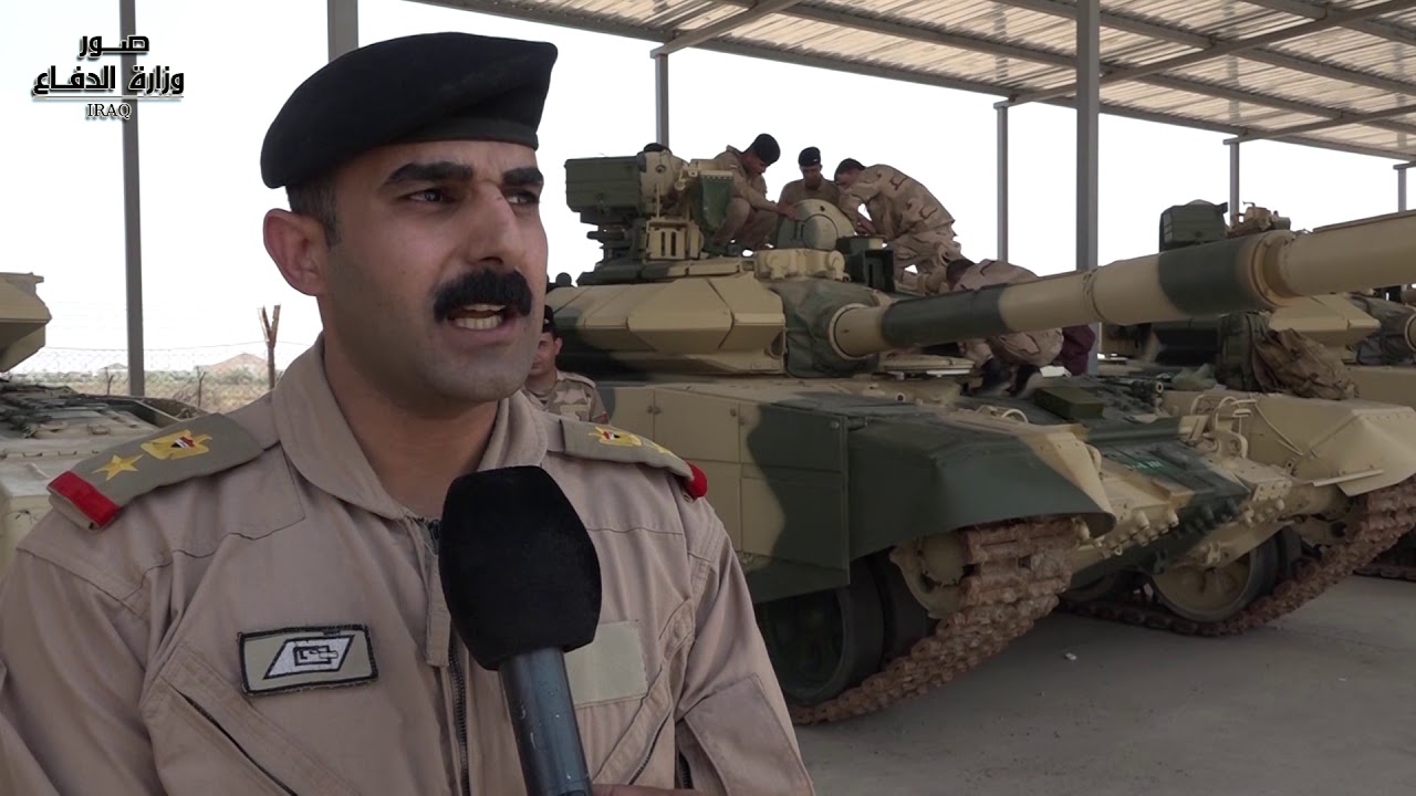 الكتيبة الخامسة تستمر بالتدريب على الدبابة T90 بمساعدة الكوادر الروسية