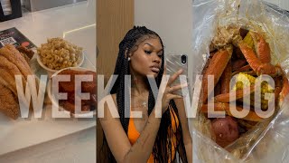 WEEKLY VLOG | sick for days, homemade caramel cake, 1700 soul food review, laundry + car hunting