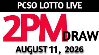 Lotto Result Today 2pm Draw August 11, 2026 Swertres Ez2  PCSO LIVE