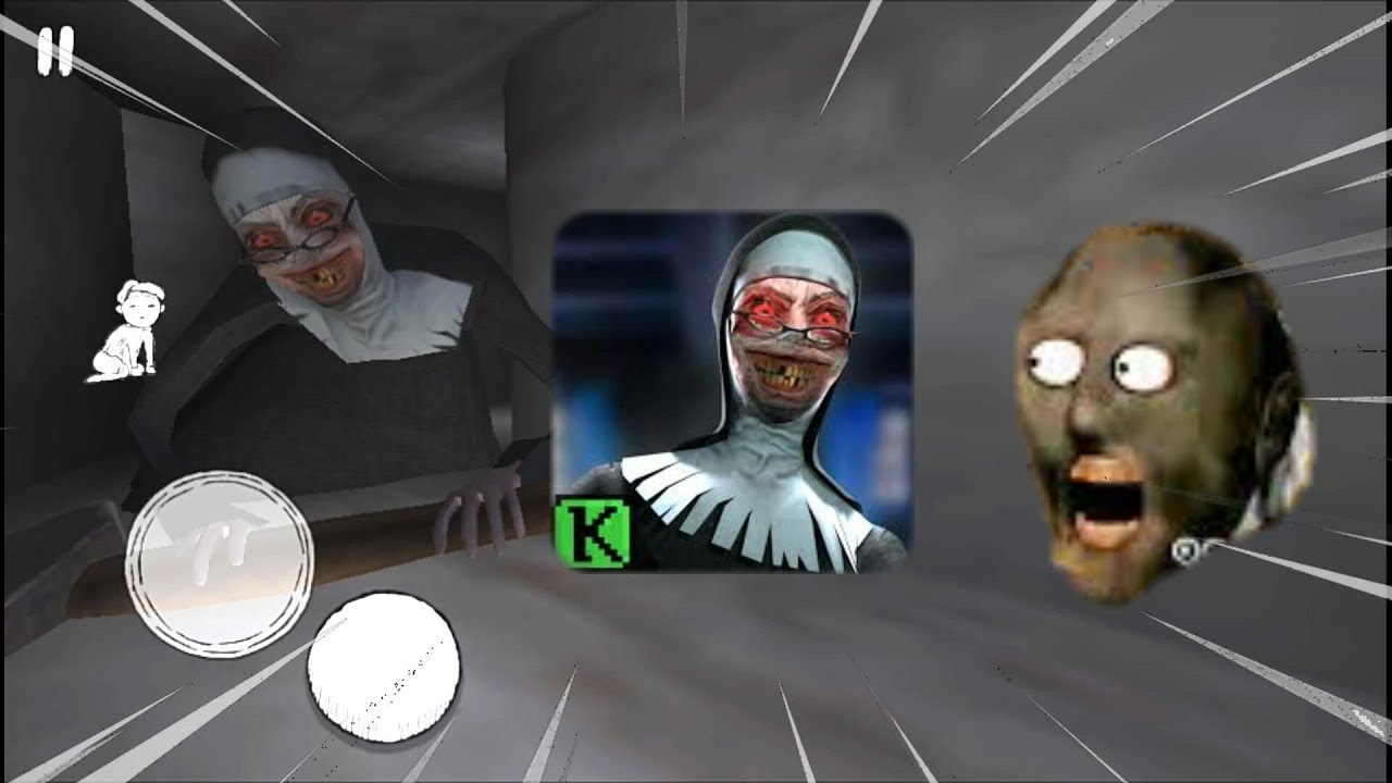 KHI GRANNY CHƠI THE EVIL NUN| Video Giải Trí LongHunter Gaming
