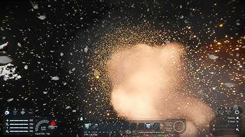 Space Engineers - 3d engine script test, rendering missiles flight to target