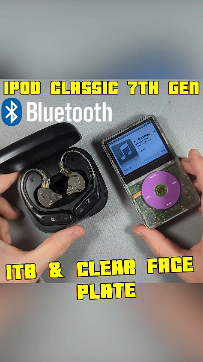clear faceplate on an iPod classic 7th gen #ipod #modified #apple