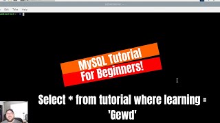 MySQL Tutorial using a Raspberry Pi 4(2020)